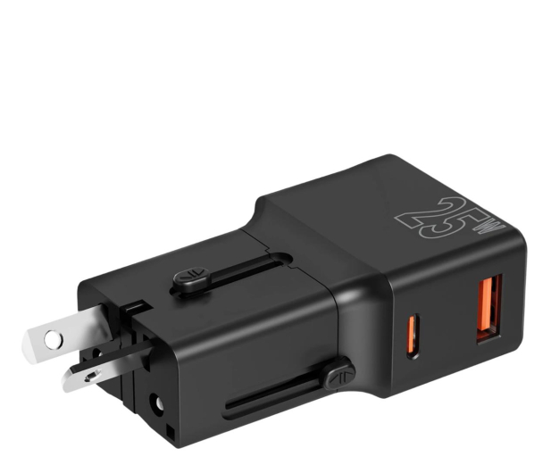 Mobile Origin Travel adapter 25W EU/US/UK/AU black - 1275920 - zdjęcie 3